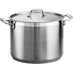 $55.97 – | Tramontina Gourmet Stainless Steel 16-Quart Stock Pot with Lid at Amazon