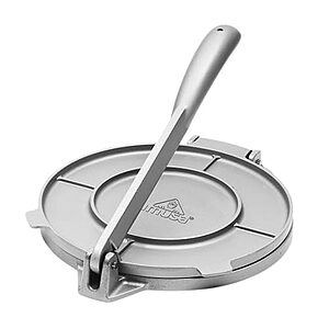 $14.99 – * | IMUSA 8 Inch Cast Aluminum Tortilla Press for Flour Tortillas, Gray at Amazon