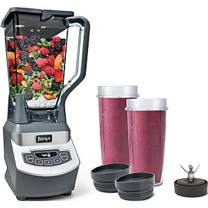 $99.99 – Ninja Blender Pro+, 1100W, 72oz Pitcher, 2 Cups, BL660