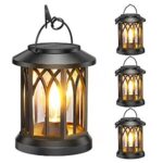 $23.99 – WdtPro 4-Pack Hanging Solar Waterproof Outdoor Lanterns 12Hrs on Sale for  at Amazon