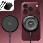 $23.99 – LISEN 25W Qi2.2 MagSafe Wireless Charging Pad for iPhone w/ Cooling Fan & 36W Adapter  + Free Shipping w/ Prime or on $35+