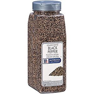 $9.91 – SnS, AC * | 16-Oz McCormick Culinary Coarse Grind Black Pepper at Amazon