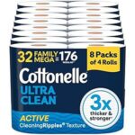 $22.61 – SnS, AC  | 32-Pack 353-Sheets Cottonelle Toilet Paper Family Mega Rolls (Ultra Clean) at Amazon (70.7€ each)