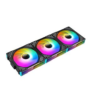 $19.23 – Jungle Leopard Interstellar V1 120mm PC Case Fans, Triple Pack, Black AC