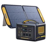 $399.99 – VTOMAN Jump 1500X Portable Power Station with 110W Foldable Solar Panel –  AC