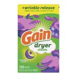 $13.40 – S&S Multibuy 4 x Gain Dryer Sheets Plus Wrinkle Release, Moonlight Breeze Scent, 120 Count, (480 sheets total)