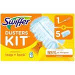 $11.11 – SnS, AC  | 3 x Swiffer Dusters Starter Kit, Kit Includes 1 Handle and 5 Dusters ($3.70 each) at Amazon