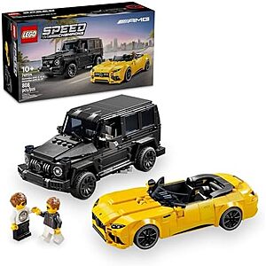 $26.99 – * | 808-Pc LEGO Speed Champions Mercedes-AMG G 63 & Mercedes-AMG SL 63 Building Kits at Amazon