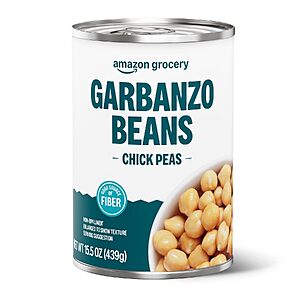 $0.67 – 15.5-Oz Amazon Grocery Canned Garbanzo Beans  w/ S&S + Free Shipping w/ Prime or on $35+
