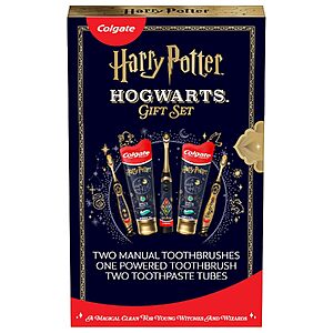 $14.00 – 5-Piece Colgate Harry Potter Kids Toothbrush & Toothpaste Gift Set $14 + Free Shipping w/ Prime or on $35+