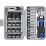 $12.45 – * | Apollo Tools 54-Piece Screwdriver & Nut Driver Bit Set, Blue/Gray DT 9025 at Amazon