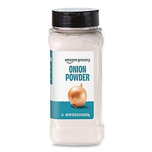 $4.71 – SnS, AC  | 22-Oz Amazon Grocery Onion Powder at Amazon