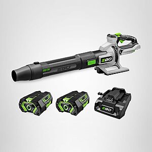 $307.00 – $307 | EGO Power+ Cordless Electric Leaf Blower, 880 CFM, Two 4.0aH Batteries – LB8803-2 at Amazon