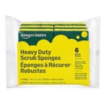 $2.27 – Amazon Basics Heavy Duty Dual-Sided Scrub Sponges 6-Pack at Each