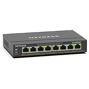 $59.99 – * | Netgear 8-Port PoE Gigabit Ethernet Plus Switch at Amazon
