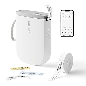 $10.99 – Now – Portable Label Maker with 300DPI Printing