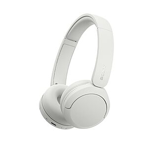 $49.99 – : Sony WH-CH530 Wireless On-Ear Bluetooth Headphones with Microphone, White/Pink at Amazon