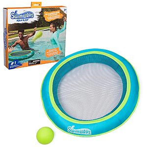 $4.24 – SwimWays Aqua Slam Inflatable Trampoline Pool & Backyard Game Set Available at Record Low Price of