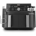 $149.99 – | Ninja DualZone Air Fryer, 10 Qt Smart, 6-in-1, Grey, DZ950 at Amazon