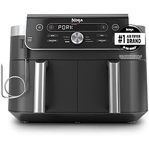 $149.99 – | Ninja DualZone Air Fryer, 10 Qt Smart, 6-in-1, Grey, DZ950 at Amazon