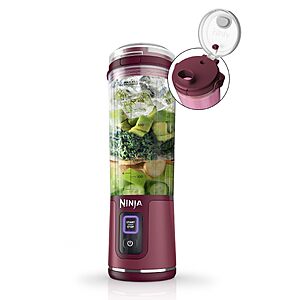 $39.99 – Ninja Blast Portable Blender, Cordless, 18oz Vessel, BC151CR (Various Colors) –  + Free S&H at Amazon