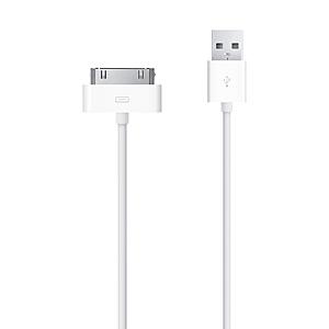 $14.99 – Amazon: Apple 30-pin to USB Cable (Reg , ~78% Off) from $3.33 + FS w/ Prime