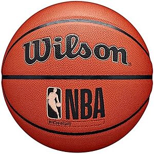 $23.99 – | WILSON NBA Forge Indoor/Outdoor Basketball, Brown, Size 6-28.5″ at Amazon