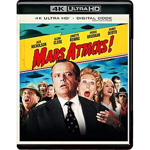 $14.99 – * | Mars Attacks! (4K Ultra HD + Digital) at Amazon