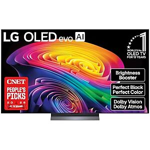$1,349.99 – $1349.99 | 65″ LG OLED evo AI 4K C6 Series Smart TV (2026) at Amazon