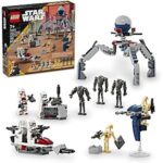$20.99 – * | 215-Piece LEGO Star Wars Clone Trooper & Battle Droid Battle Pack Building Set at Amazon