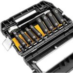 $38.60 – * | 10-Pc. DeWALT 1/2″ Drive Impact Socket Set w/ 1/4″ to 1/2″ Adapters at Amazon
