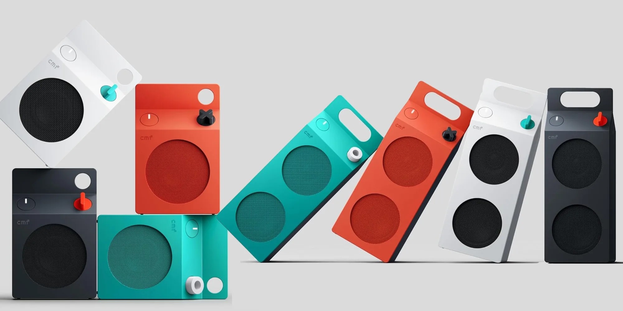 Nothing CMF Speaker S and CMF Speaker M in various customizable covers