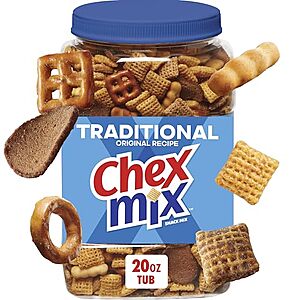 6 packs of 20-Oz Chex Mix Traditional