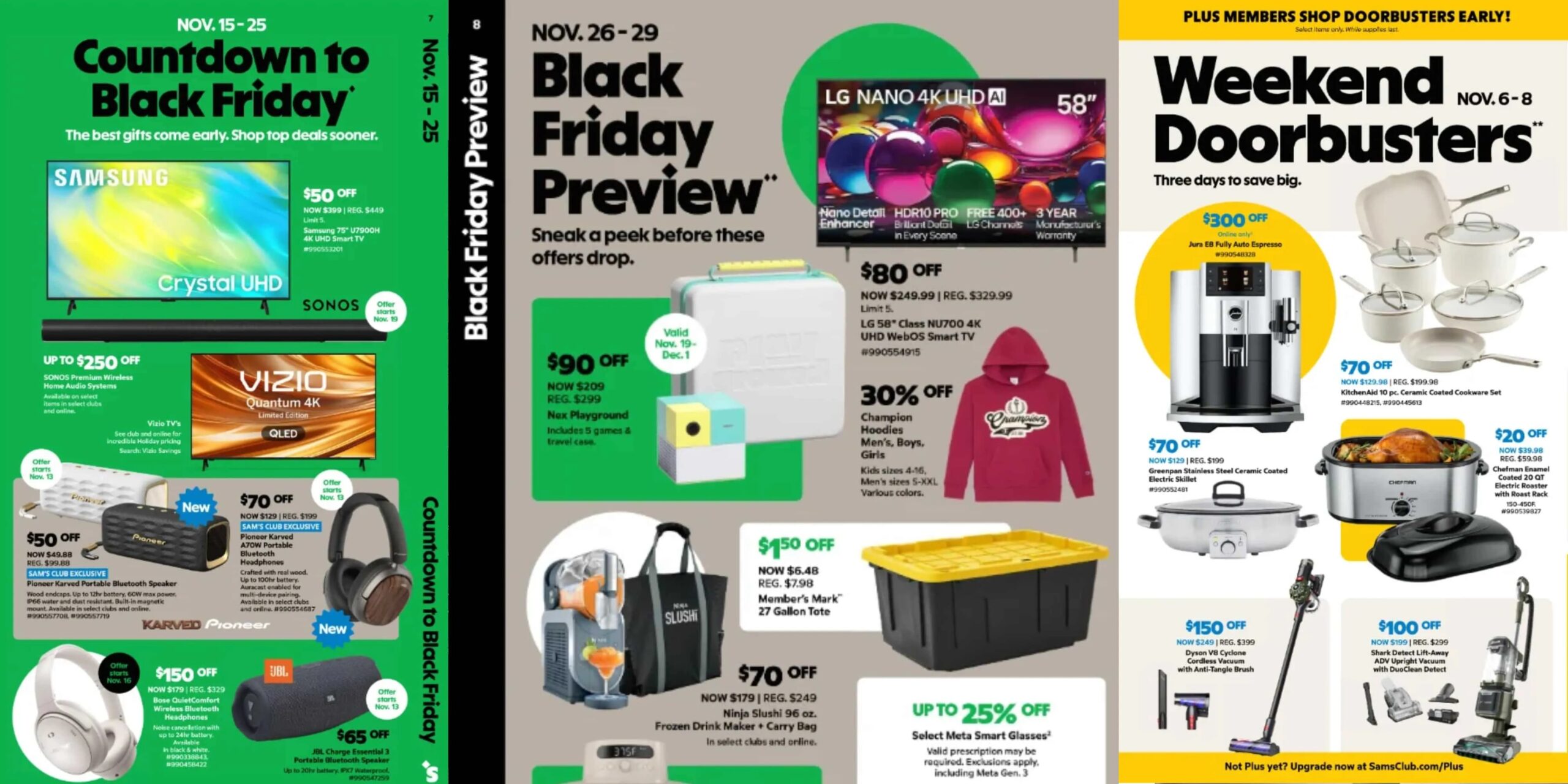 Sam's Club November Doorbuster Ad