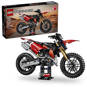 457-Piece LEGO Technic Ducati Desmo450 MX Factory Motorcycle set