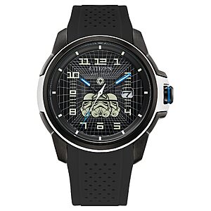 $191.25 – CITIZEN Men’s Eco-Drive Stormtrooper 44mm Stainless Steel AW1659-00W at Record Low Price on Amazon