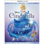 $16.00 – Cinderella 4K UHD + Blu Ray + Digital $16 on Amazon.com
