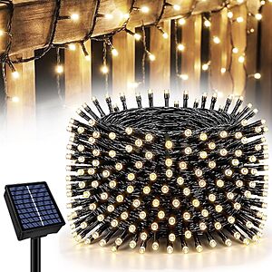 $4.99 – YaaFen 33ft 100-LED Solar String Fairy Lights (Warm White) Now + Free Shipping w/ Prime or on $35+