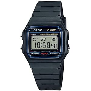 $18.79 – * | 18.5mm Casio F-91W Classic Digital Watch at Amazon