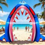 $15.99 – 10′ Tall Halloween Inflatable Shark Arch w/ Built-in LED Lights  + Free Shipping w/ Prime or on $35+