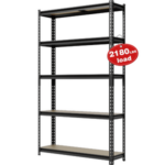 $65.00 – WORKPRO 2180 lbs 5-Tier Storage Shelf, 36″W x 12″D x 72″H – Lowest Price Ever at Walmart