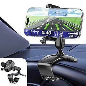 $2.99 – 360° Rotating Dashboard Car Phone Mount (Black) – Lowest Price Ever at Amazon
