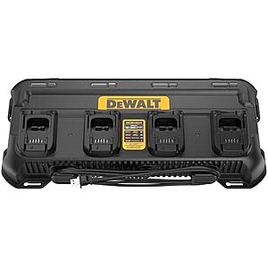 $119.00 – $119 | DEWALT Battery Charger 12V MAX, 20V MAX, FLEXVOLT 20V/60V MAX, 4 Amp (DCB1404) at Amazon
