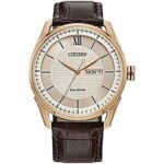 $176.14 – * | Citizen Men’s Classic Eco-Drive Watch with 3-Hand Day and Date at Amazon