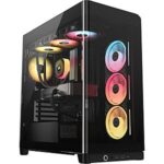 $119.99 – | Corsair FRAME 4500X LX RGB Mid-Tower PC Case w/ 3 Pre-Installed Fans (Black) at Amazon