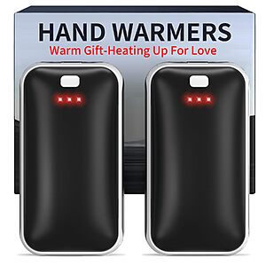 $6.99 – 2-Count Lerat Rechargeable Electric Hand Warmers w/ 3 Heat Settings & USB-C Charging  + Free Shipping w/ Prime or on $35+