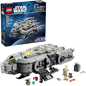 $45.49 – * | LEGO Star Wars: The Mandalorian & Grogu Anzellan Starship Set at Amazon