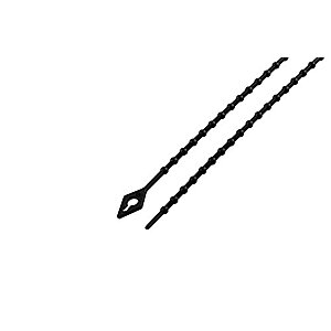 $1.99 – 100-Pack 6″ South Main Hardware Black Releasable Beaded 18-Lb Cable Ties  ($0.02 Each) + Free Shipping w/ Prime or on $35+