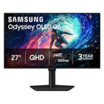 $399.99 – Samsung 27″ Odyssey OLED G6 (G61SH) QD-OLED, QHD (1440P) Gaming Monitor | 240Hz, 0.03ms, Glare-Free, Pantone Validated, HDR10