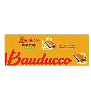 $3.00 – 24-Pack 0.7-Oz Bauducco Mega Hazelnut Cream Wafers $3 ($0.13 Each) w/ S&S + Free Shipping w/ Prime or on $35+